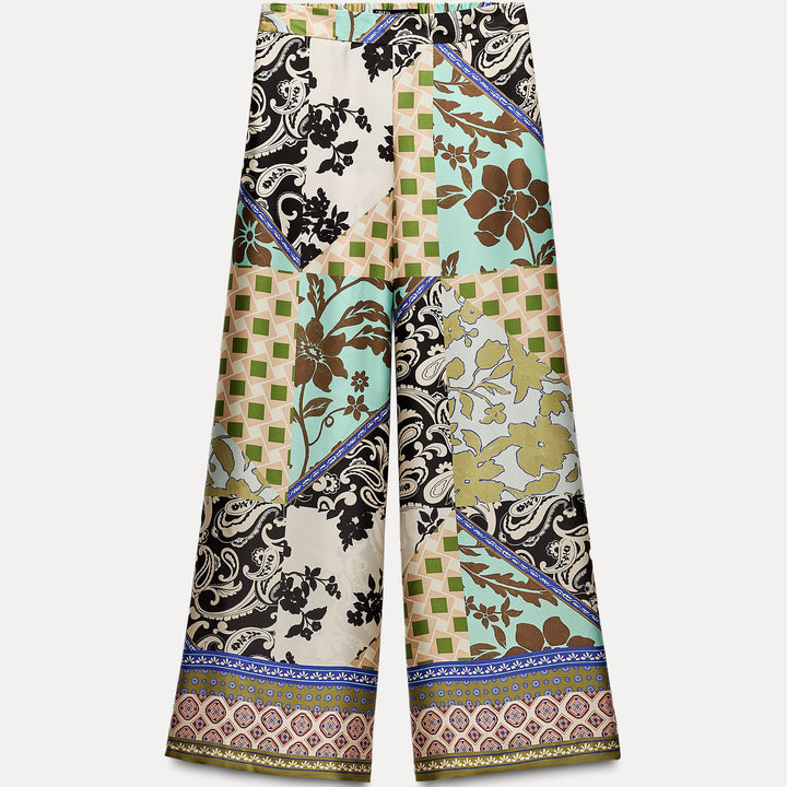 Moudda ZARA - Set pantalon imprimé patchwork - Tunisie 1