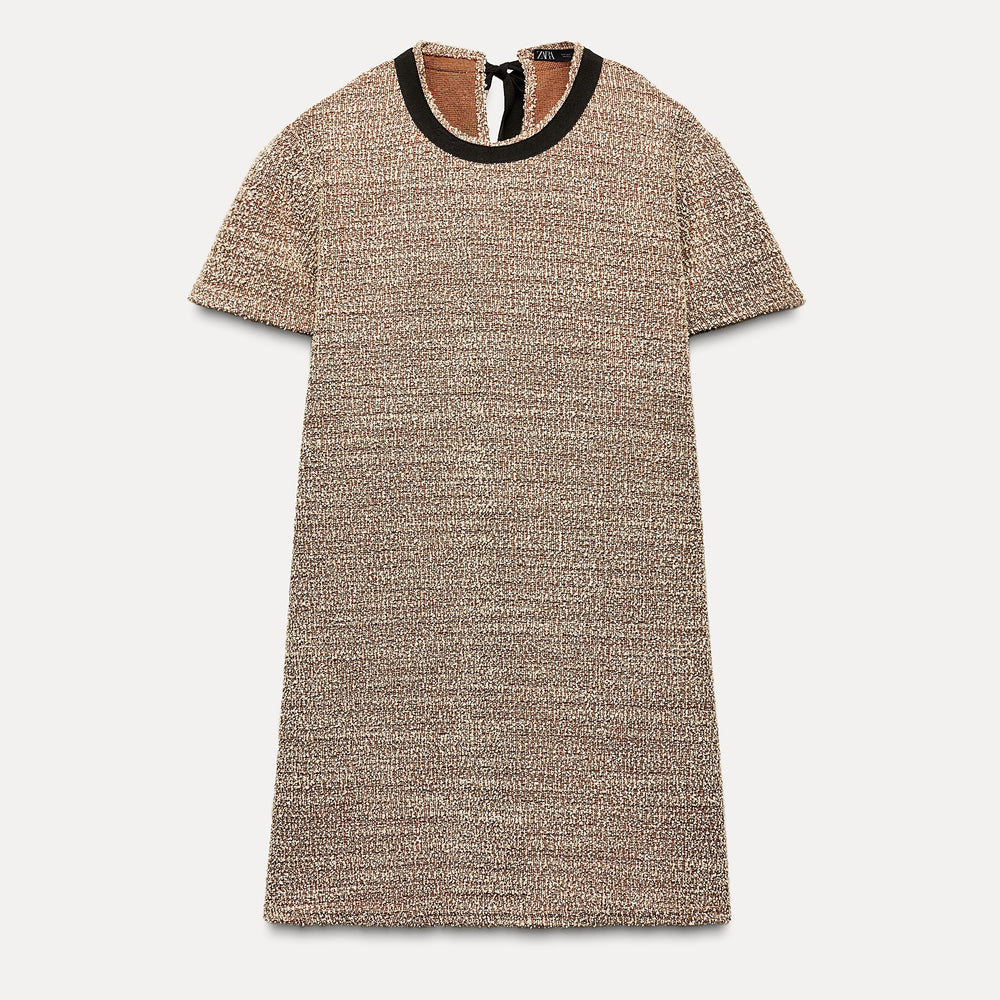 Moudda ZARA - Robe courte ample, manches courtes, ceinture dos - Tunisie 2