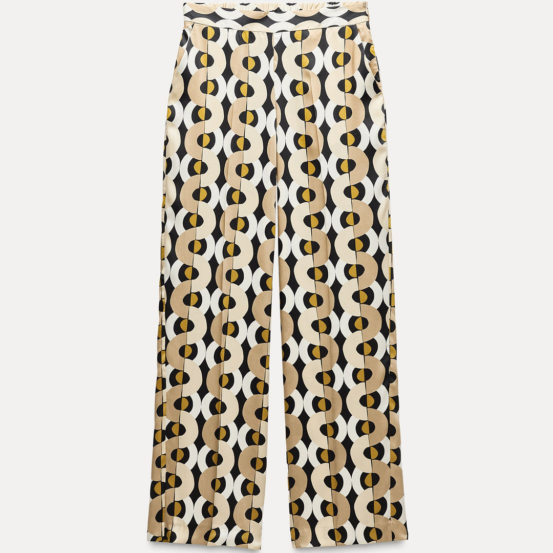 Moudda ZARA - Ensemble pantalon imprimé, taille mi-haute élastique - Tunisie 1