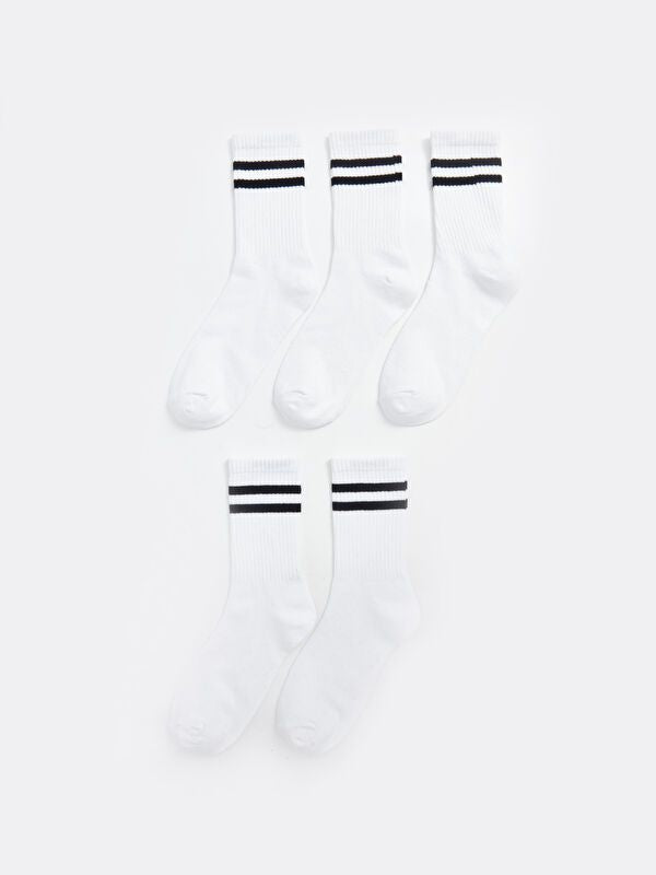Moudda LC Waikiki - Chaussettes courtes Garçon Fil mélangé teint - Tunisie 1