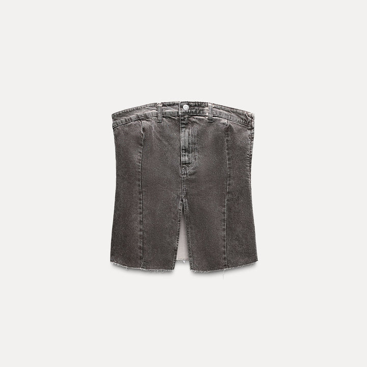 Moudda ZARA - Top corset enduit ouverture centrale - Tunisie 1