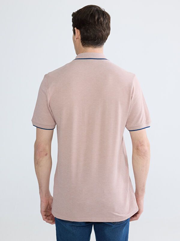 Moudda LC Waikiki - T-shirt col polo basique manches courtes en jersey pour Homme - Tunisie 4