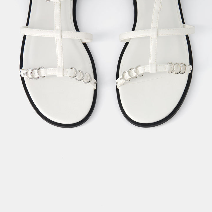 Moudda BERSHKA - Sandales plates avec détail - Tunisie 1