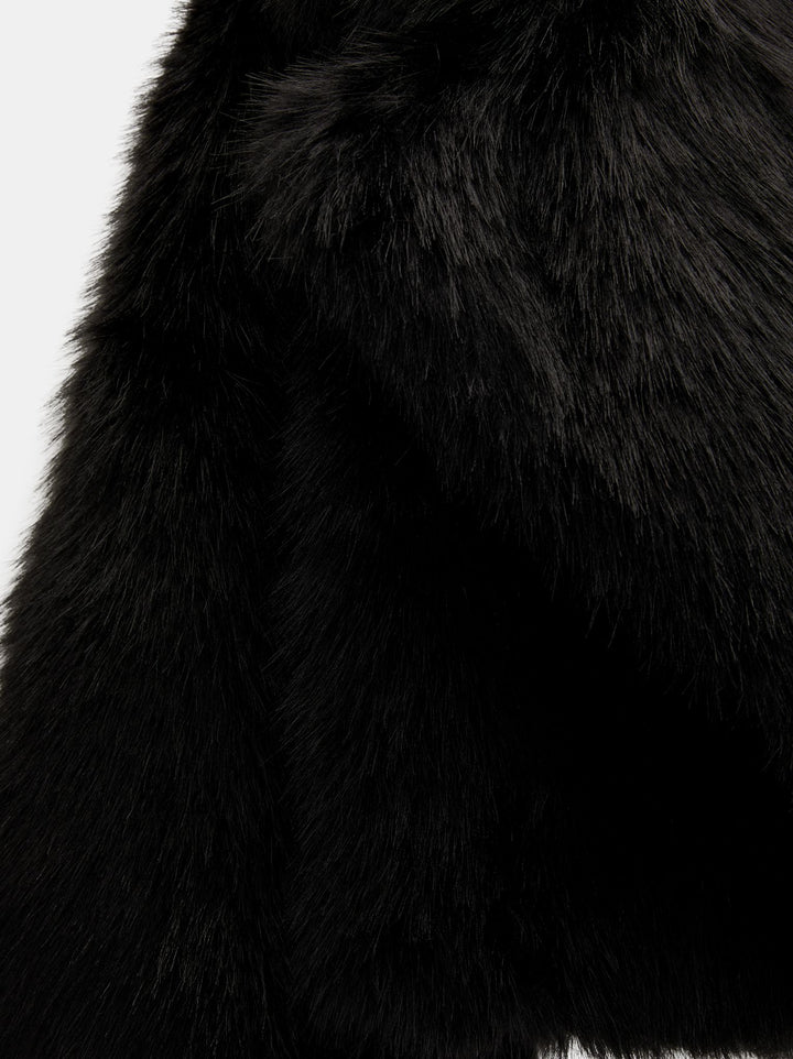 Moudda PULL & BEAR - Manteau Poil Court Revers Fête - Tunisie 4