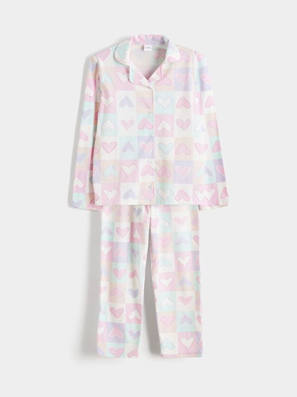 Moudda LC Waikiki - Pyjama manches longues en jersey mi-saison pour Fille - Tunisie 1