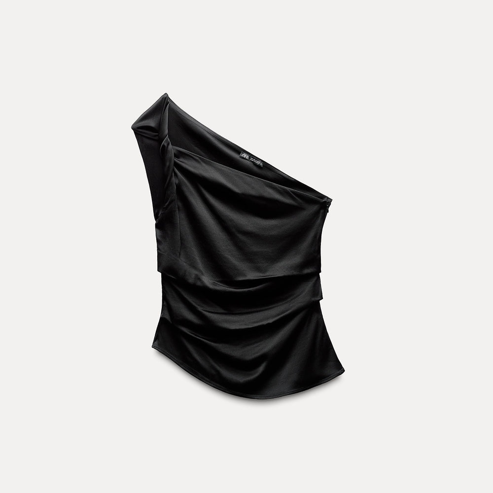Moudda ZARA - Top satin plissé - Tunisie 2