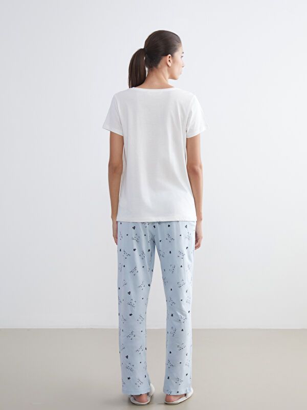 Moudda LC Waikiki - Pyjama en jersey à manches courtes pour Femmes - Tunisie 4