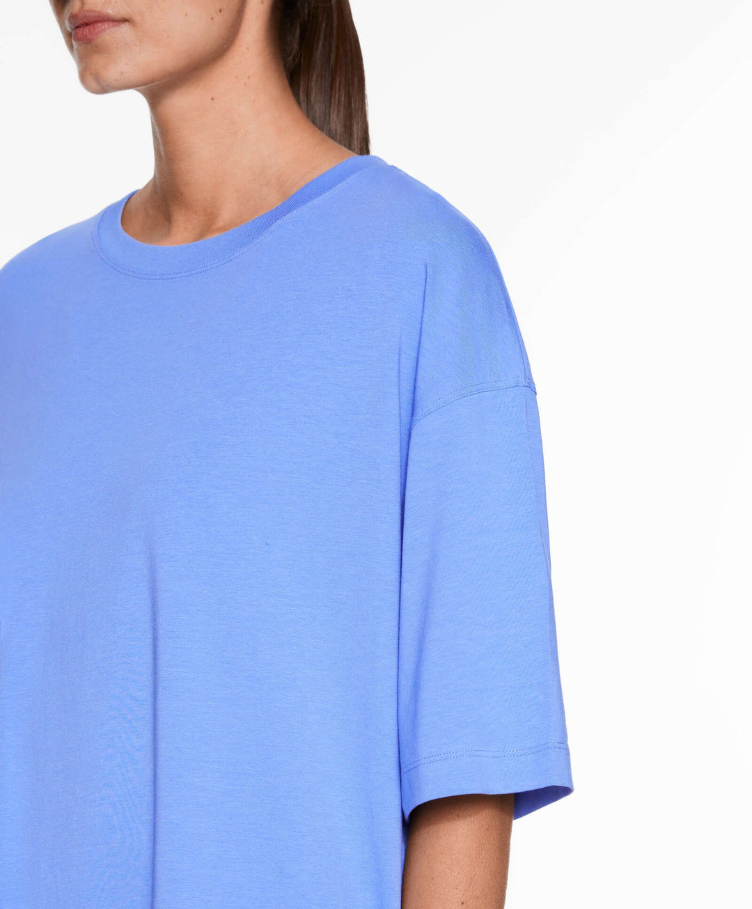 Moudda Oysho - T-Shirt Long Coton Élasthanne - Tunisie 4