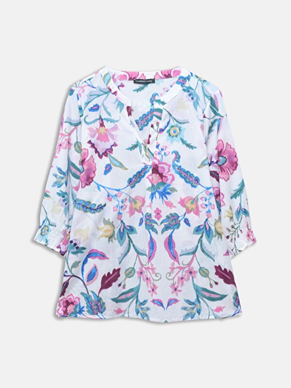 Moudda LC Waikiki - Chemise tissée imprimée cv à manches longues pour Femmes - Tunisie 6