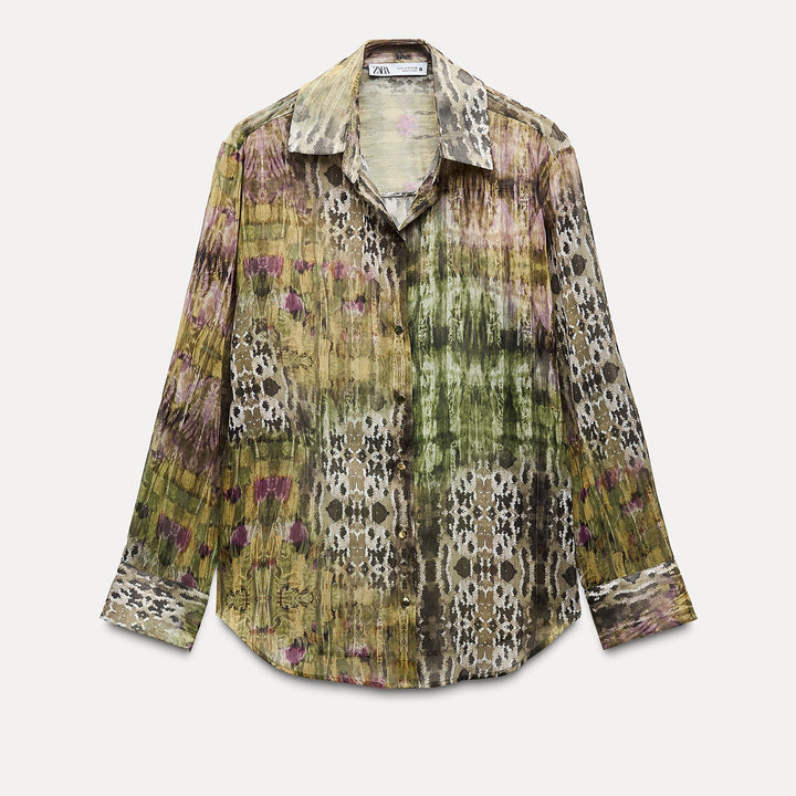 Moudda ZARA - Chemise Imprimé Patchwork - Tunisie 1
