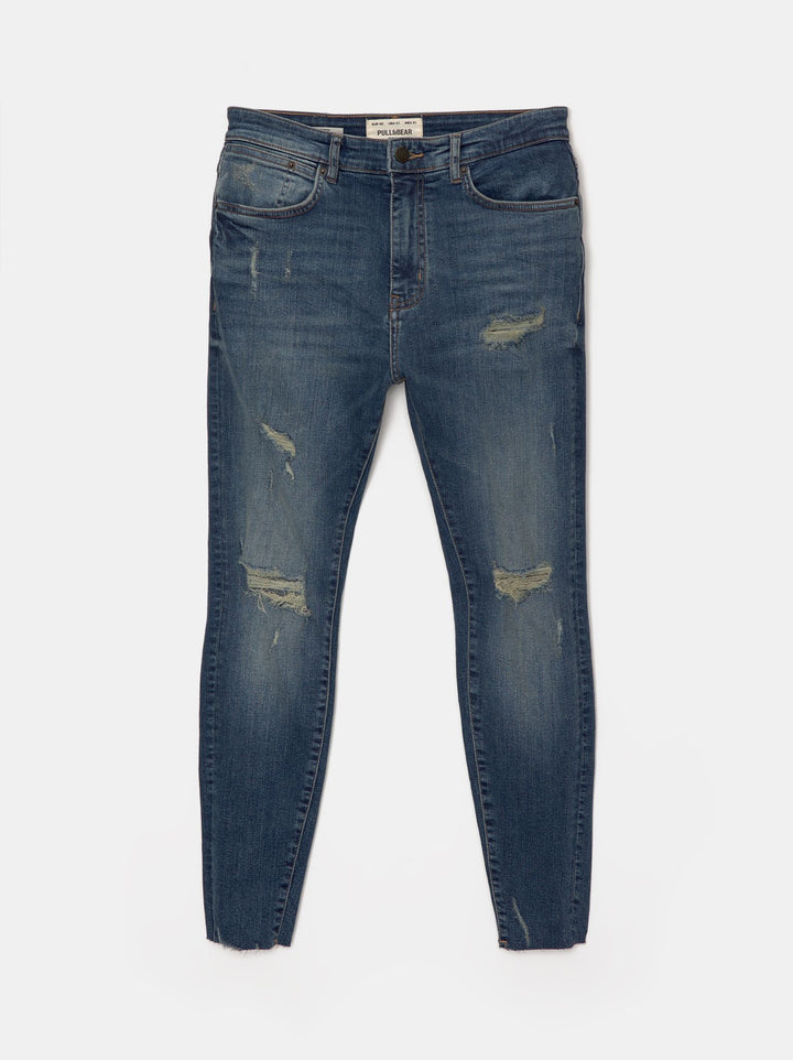 Moudda PULL & BEAR - Pantalon Denim Carrot Déchiré PK AZ - Tunisie 3