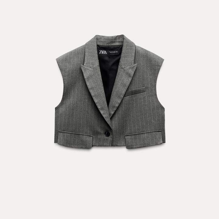Moudda ZARA - Ensemble gilet court, patte de boutonnage - Tunisie 2