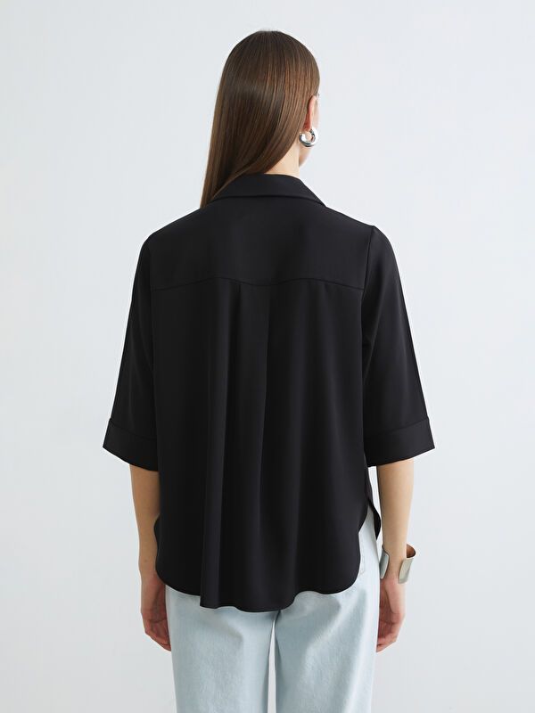 Moudda LC Waikiki - Chemisier (blouse) manches longues en tissu pour Femme - Tunisie 4