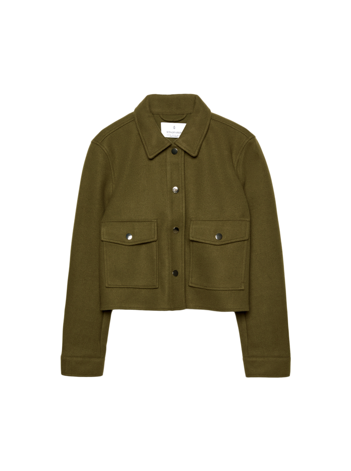 Moudda STRADIVARIUS - Veste Courte avec Snaps Soft - Tunisie 1