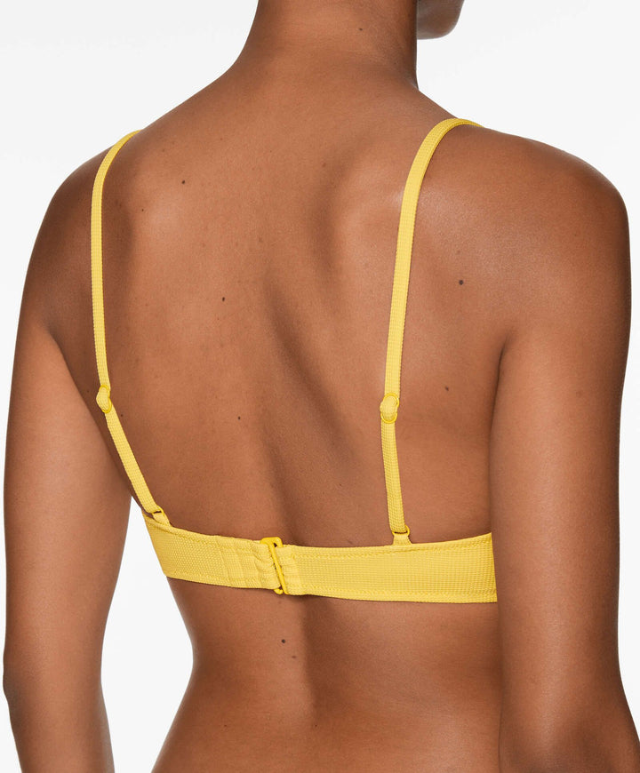 Moudda Oysho - Culotte Triangle Amovible Sans Armatures Capsule Piqué Noir - Tunisie 3