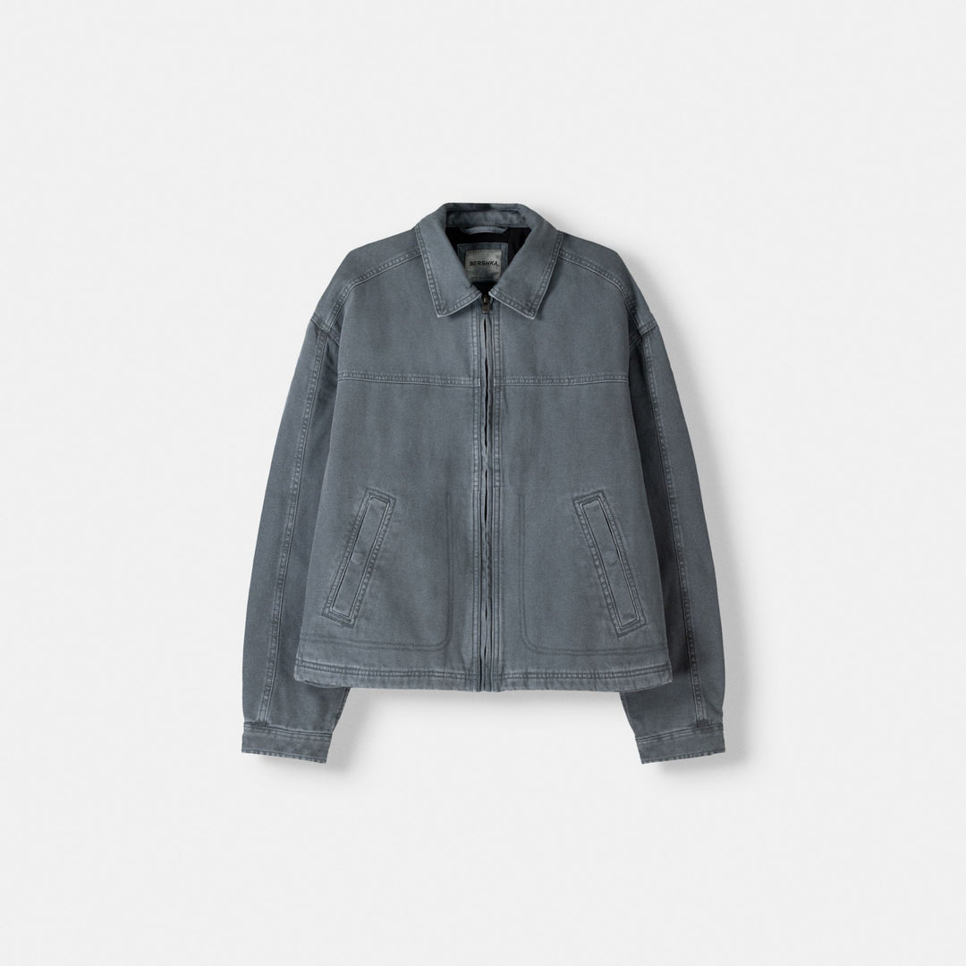 Moudda BERSHKA - Veste coton lavée boxy matelassée - Tunisie 1