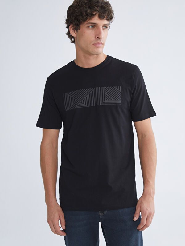 Moudda LC Waikiki - T-shirt imprimé manches courtes en jersey - Tunisie 5