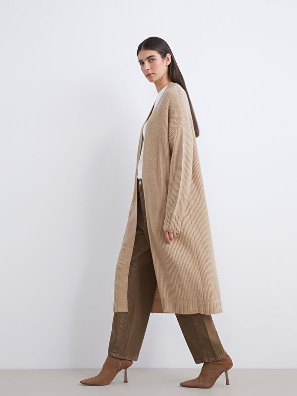 Moudda LC Waikiki - Cardigan en tricot Femme Beige - Tunisie 1