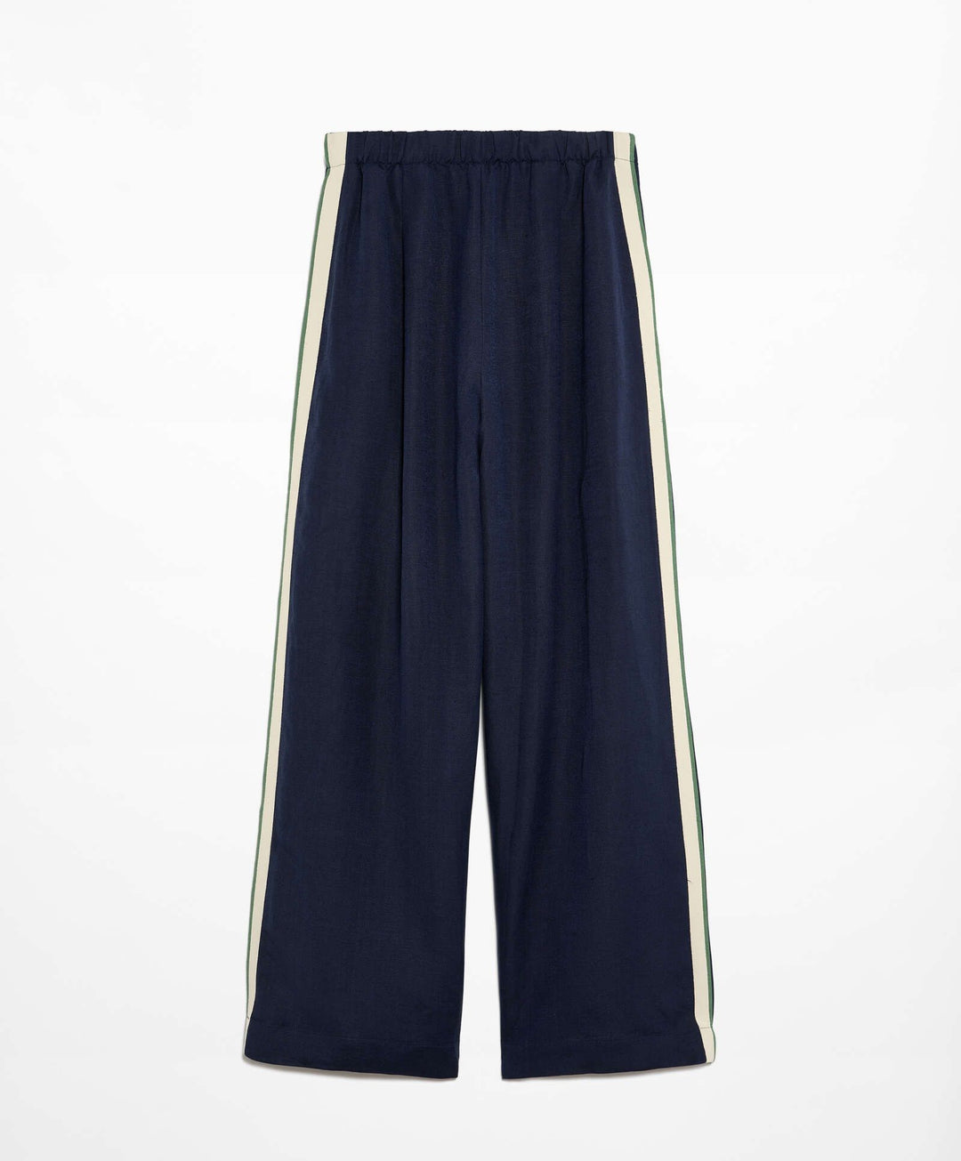 Moudda Oysho - Pantalon Lin avec Finitions Latérales Taille Haute - Tunisie 2