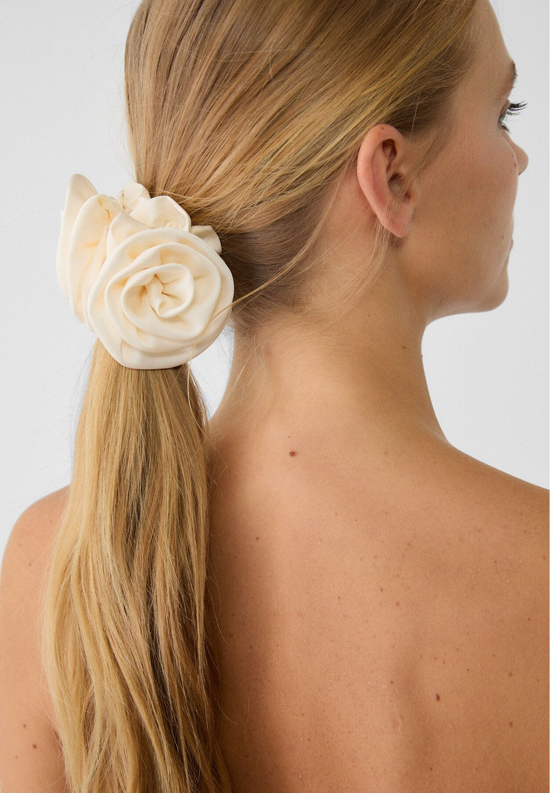 Moudda STRADIVARIUS - Élastique à Cheveux Maxi Double Fleur - Tunisie 3