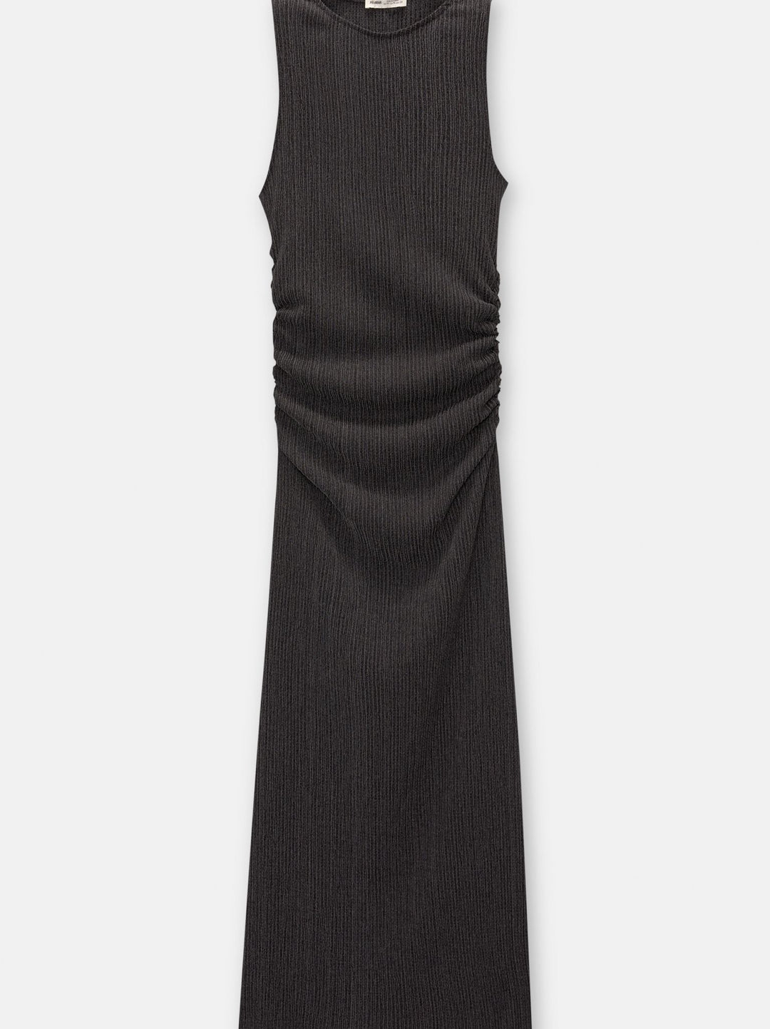 Moudda PULL & BEAR - Robe Longue Bambula Sans Manches Fronces Latérales - Tunisie 3