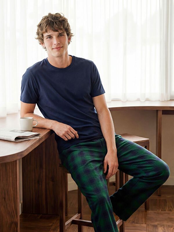 Moudda LC Waikiki - Pantalon de pyjama en jersey pour Homme - Tunisie 1