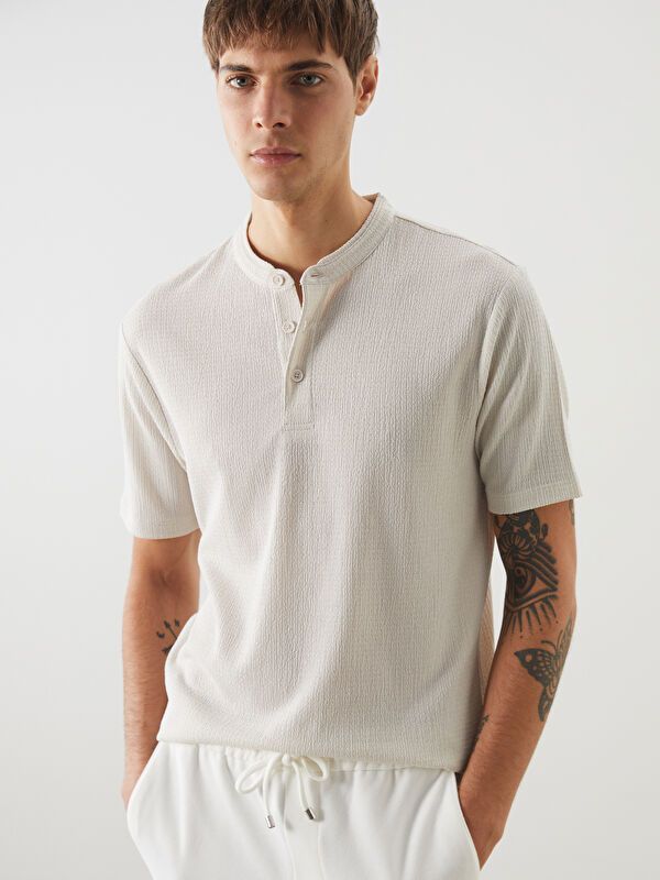 Moudda LC Waikiki - T-shirt manches courtes en jersey pour Homme - Tunisie 1