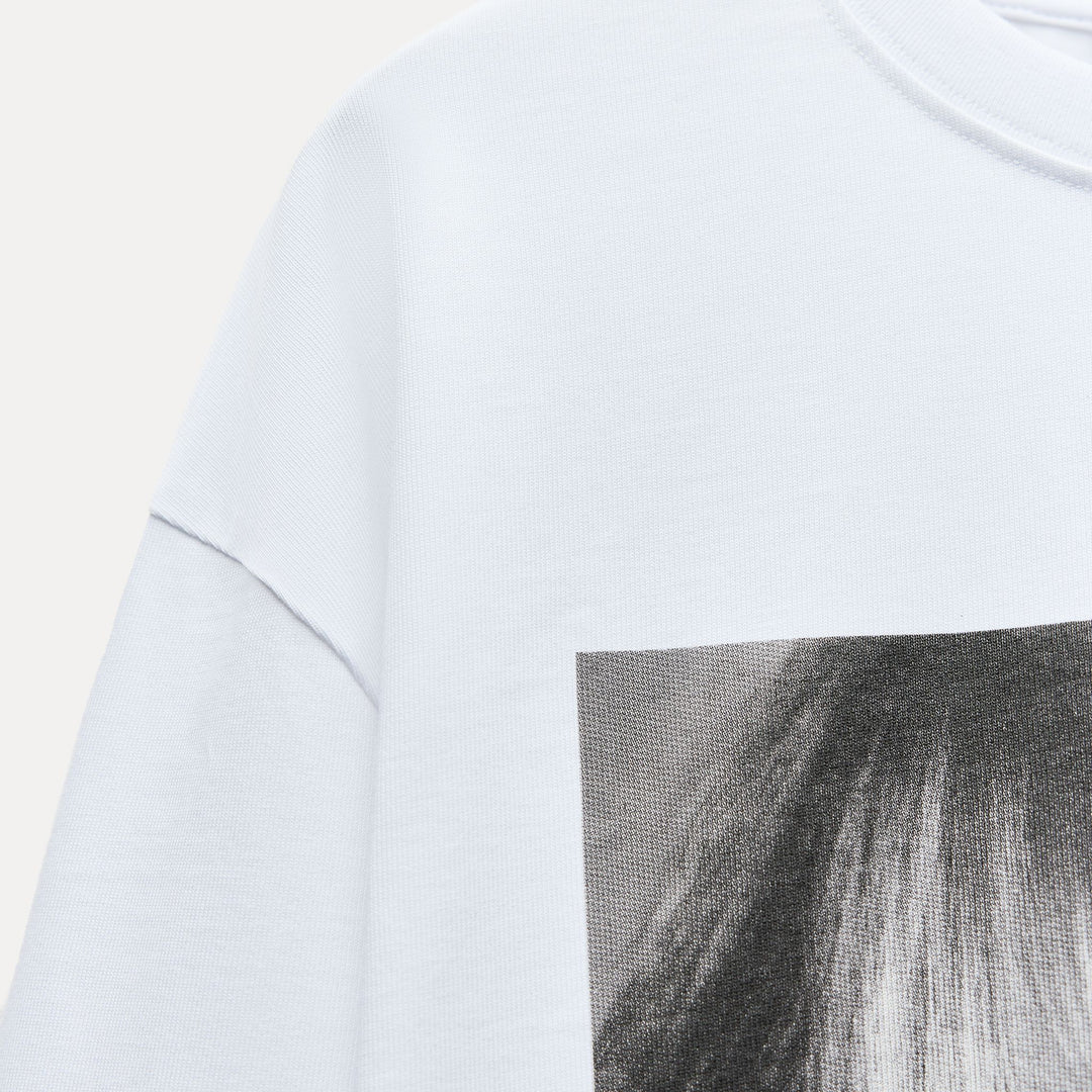 Moudda ZARA - T-shirt Imprimé Claudia Schiffer - Tunisie 3