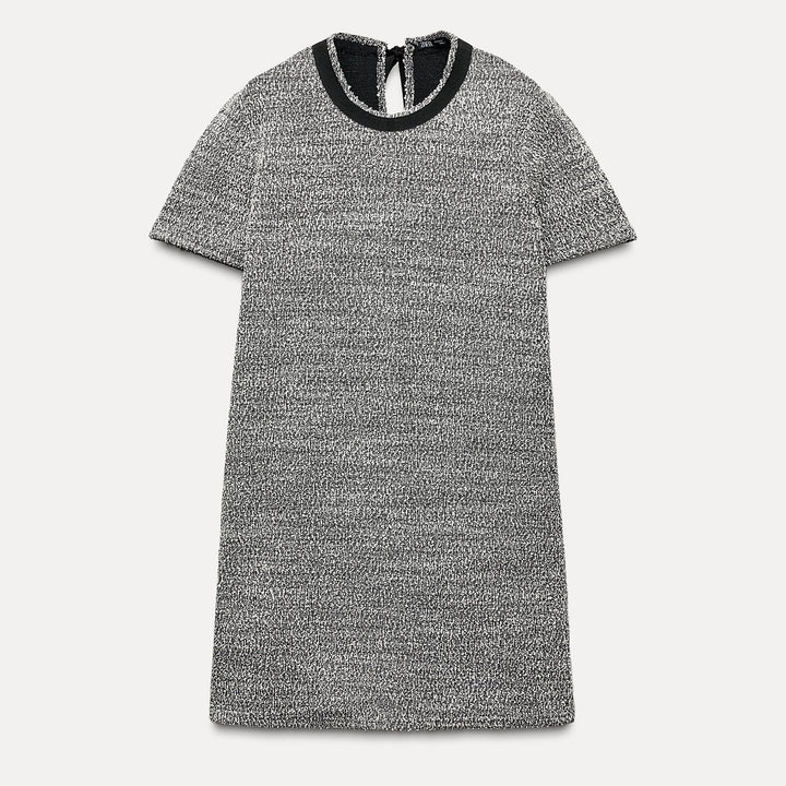 Moudda ZARA - Robe courte ample, manches courtes, ceinture dos - Tunisie 1