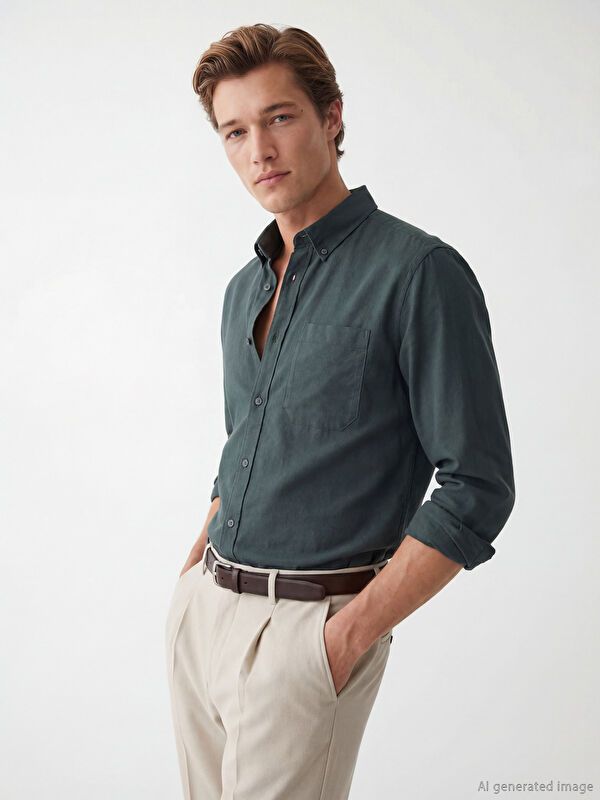 Moudda LC Waikiki - Chemise manches longues en tissu - Tunisie 1