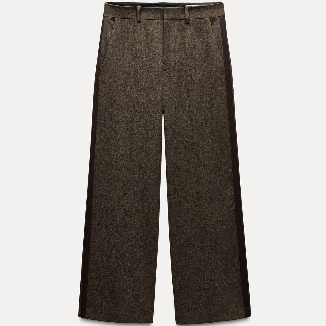 Moudda ZARA - Pantalon en Laine Shetland à Bande Latérale - Tunisie 1