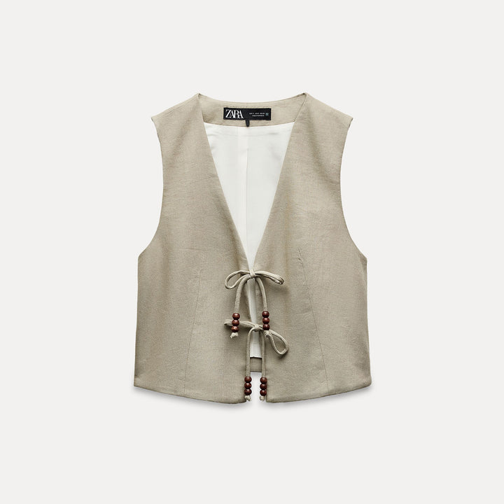 Moudda ZARA - Ensemble gilet orné de perles - Tunisie 2