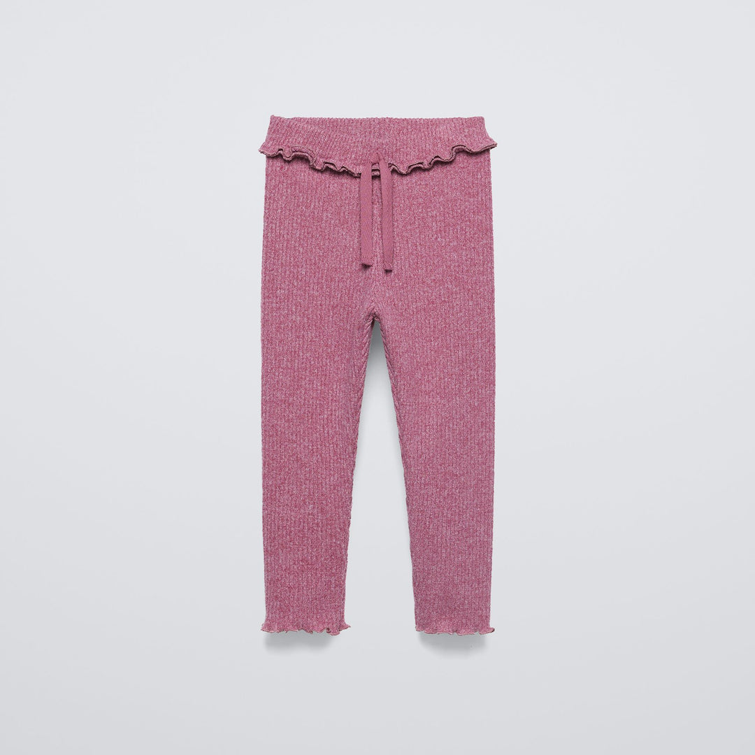 Moudda ZARA - Rose – legging côtelé toucher doux - Tunisie 1