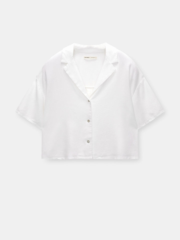 Moudda PULL & BEAR - Chemise Manches Courtes Basique Rustique - Tunisie 4