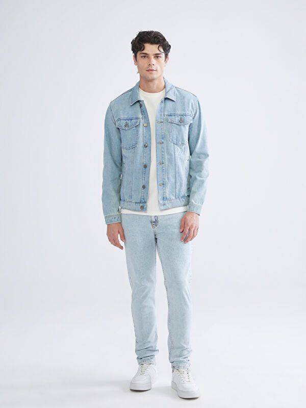 Moudda LC Waikiki - Manteau tissé en jean pour Hommes - Tunisie 2