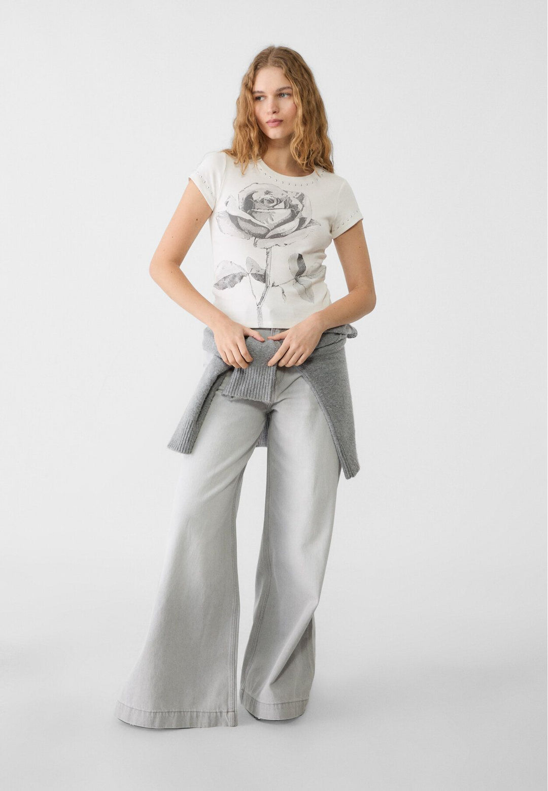 Moudda STRADIVARIUS - T-Shirt Graphique Rose - Tunisie 3