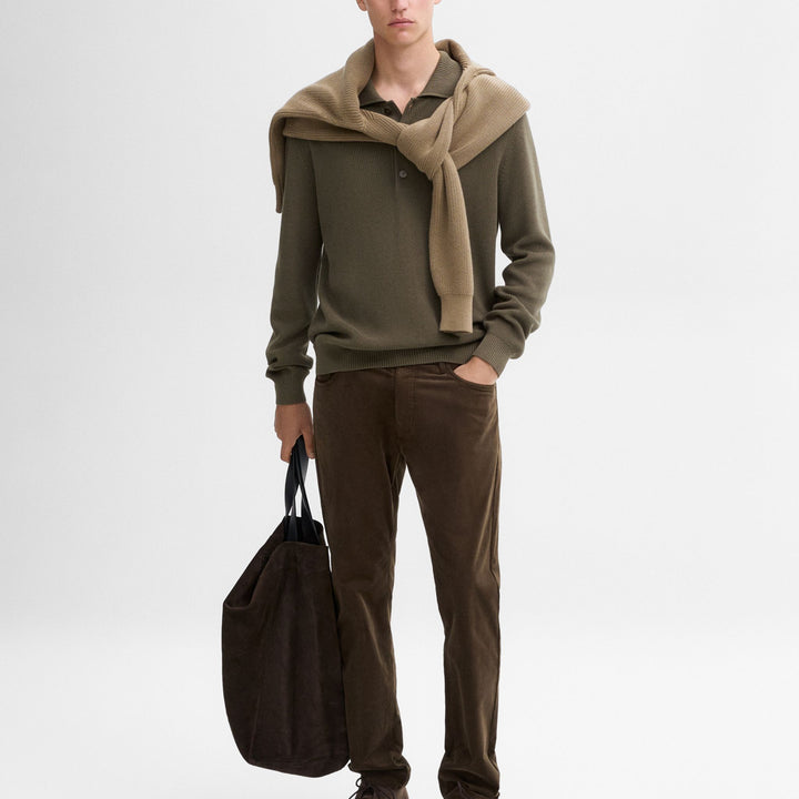 Moudda Massimo Dutti - Pantalon jean velours côtelé diagonal coupe slim - Tunisie 8