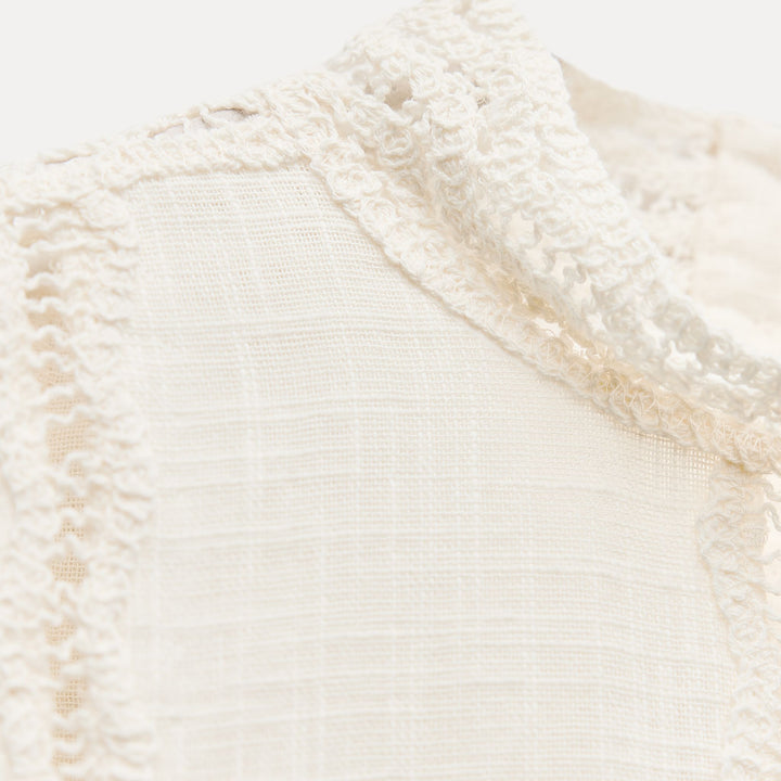 Moudda ZARA - Set top manches courtes crochet - Tunisie 3