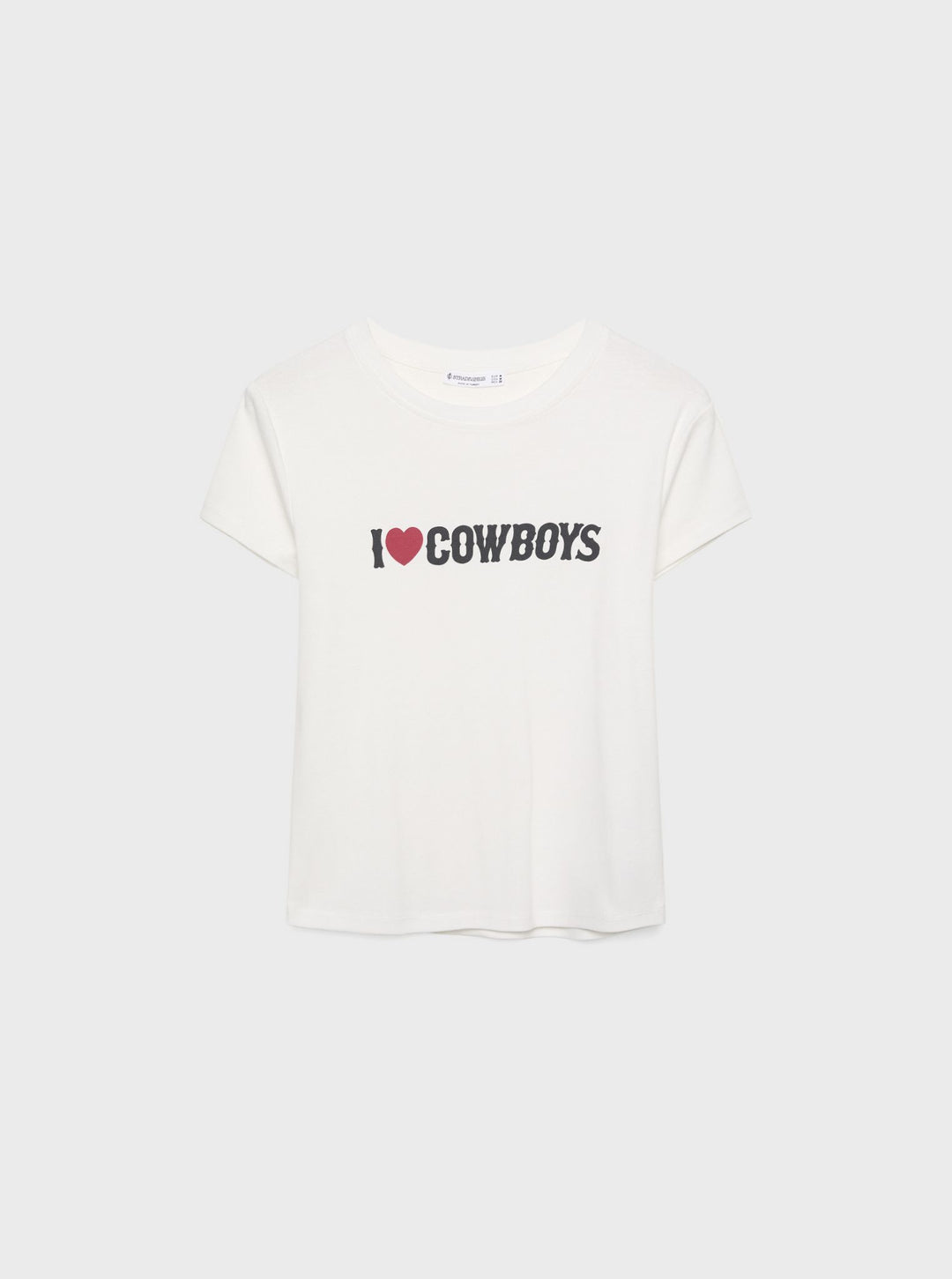 Moudda STRADIVARIUS - T-Shirt Manches courtes I Love Cowboy - Tunisie 4