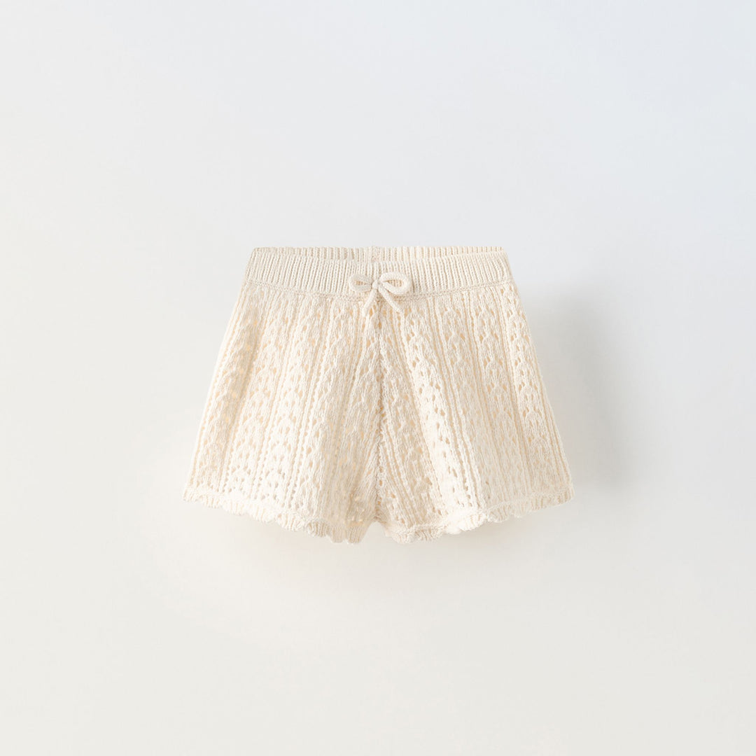 Moudda ZARA - Short maille enfant Twinset nœuds crudo - Tunisie 1