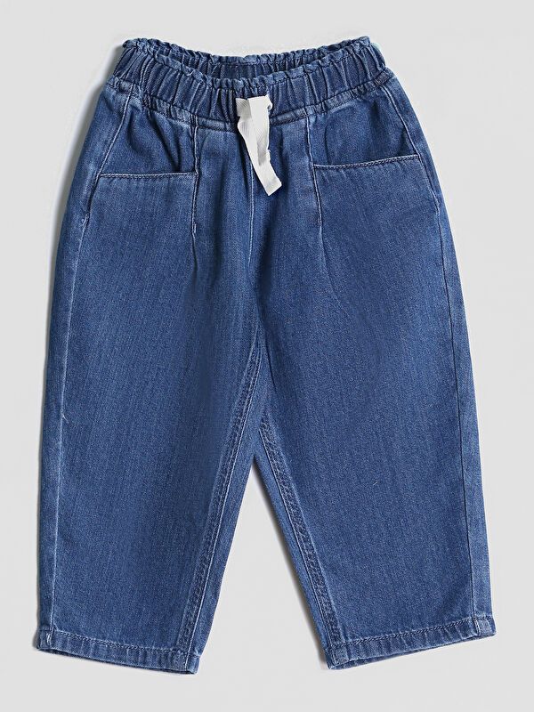 Moudda LC Waikiki - Pantalon tissé en denim Fille Rodéo mid indigo - Tunisie 1