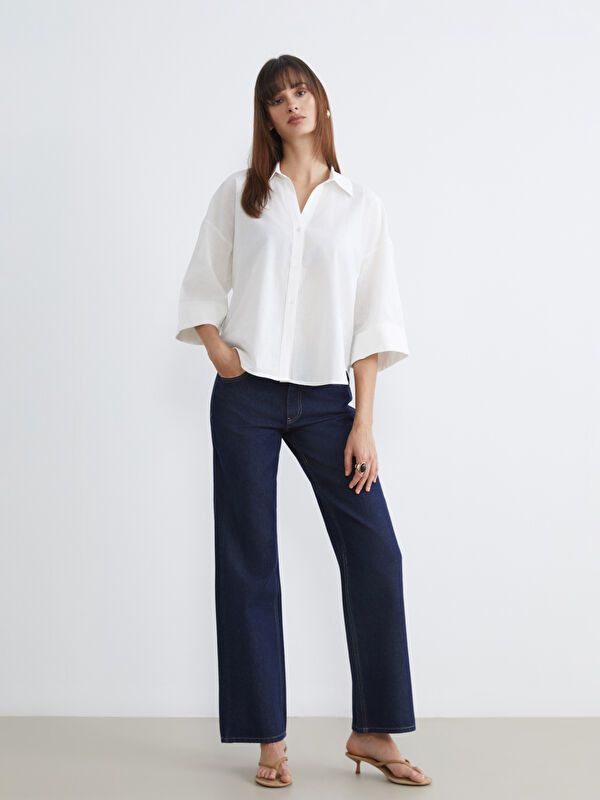 Moudda LC Waikiki - Chemise manches longues en tissu pour Femme - Tunisie 2