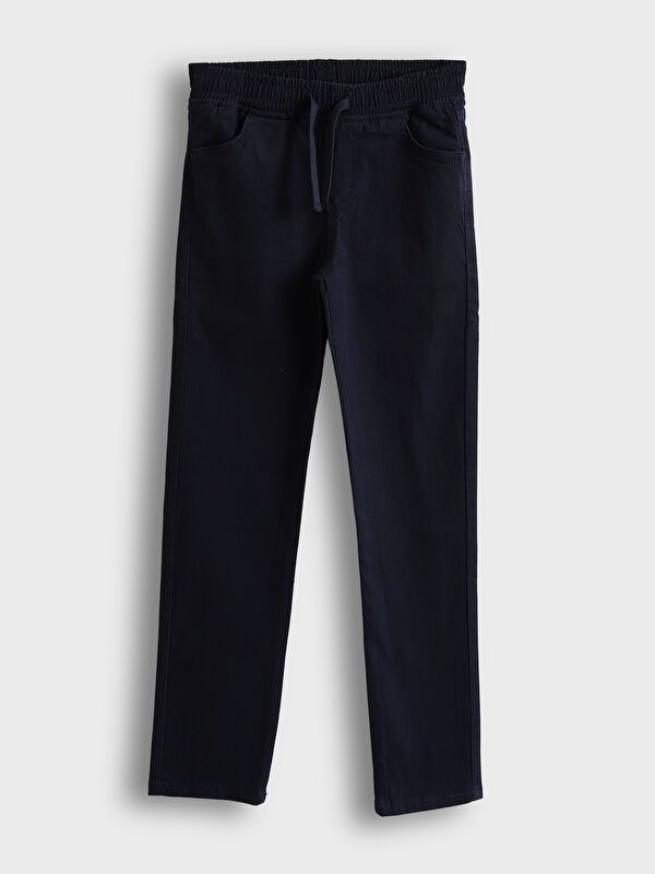 Moudda LC Waikiki - Pantalon tissé basique Garçon Bleu marine foncé - Tunisie 1