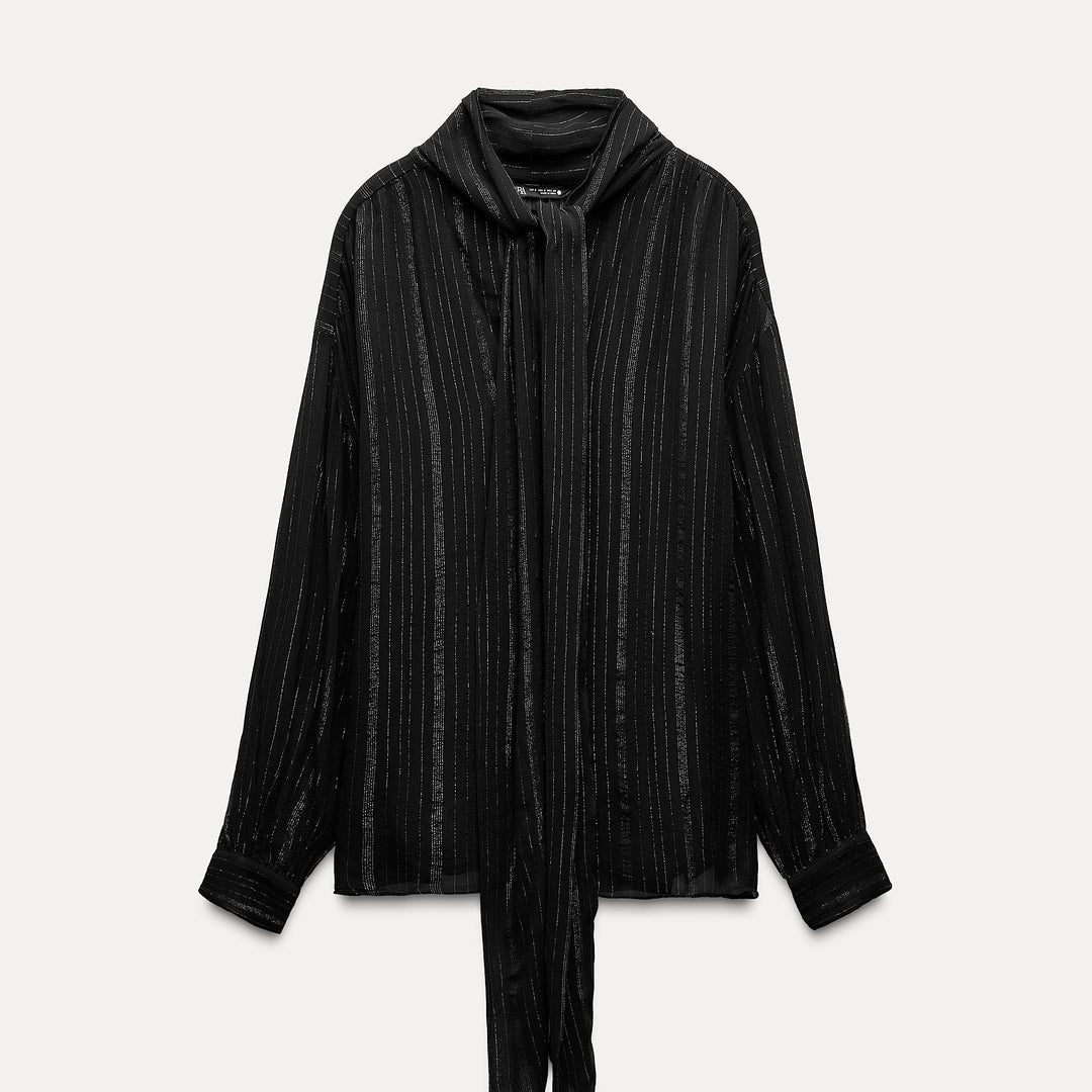 Moudda ZARA - Chemise manches longues foulard lurex - Tunisie 2