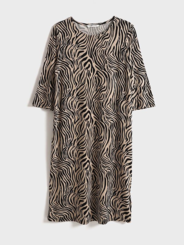 Moudda LC Waikiki - Robe en jersey uncv à manches longues pour Femmes - Tunisie 5