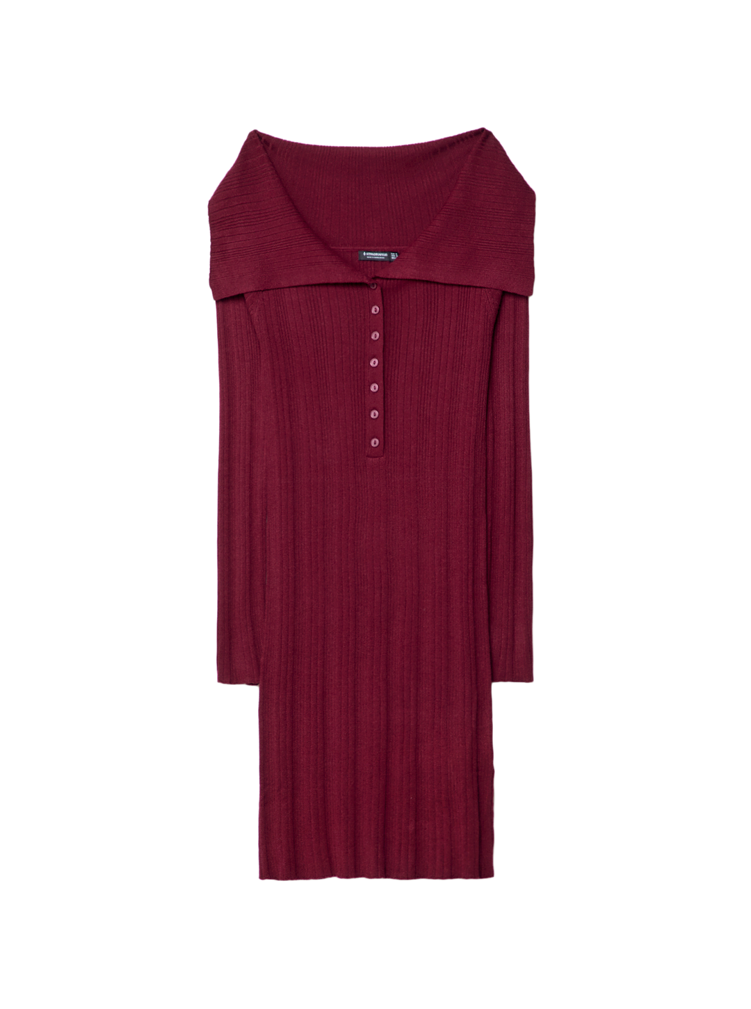 Moudda STRADIVARIUS - Robe en Maille Mini Encolure Bateau - Tunisie 1