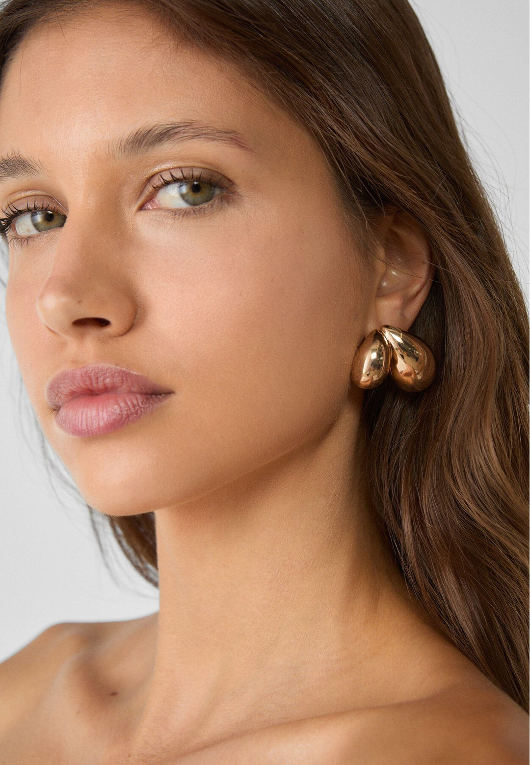 Moudda STRADIVARIUS - Boucle d'Oreille Goutte Double - Tunisie 5
