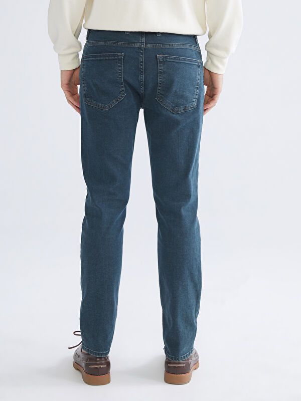 Moudda LC Waikiki - Pantalon tissé denim basique Homme Rodéo vert - Tunisie 4