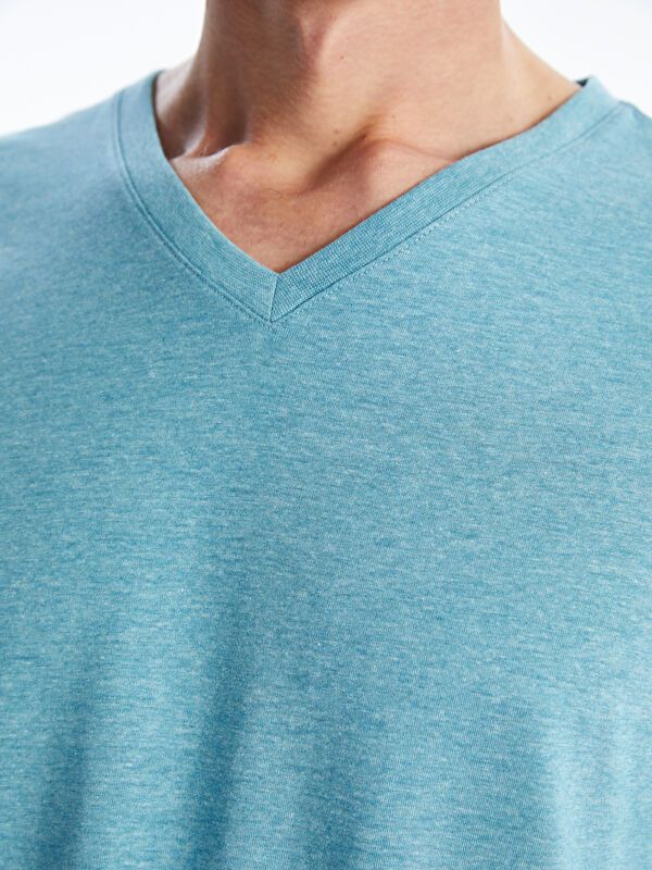 Moudda LC Waikiki - T-shirt col V manches courtes en jersey pour Homme - Tunisie 3