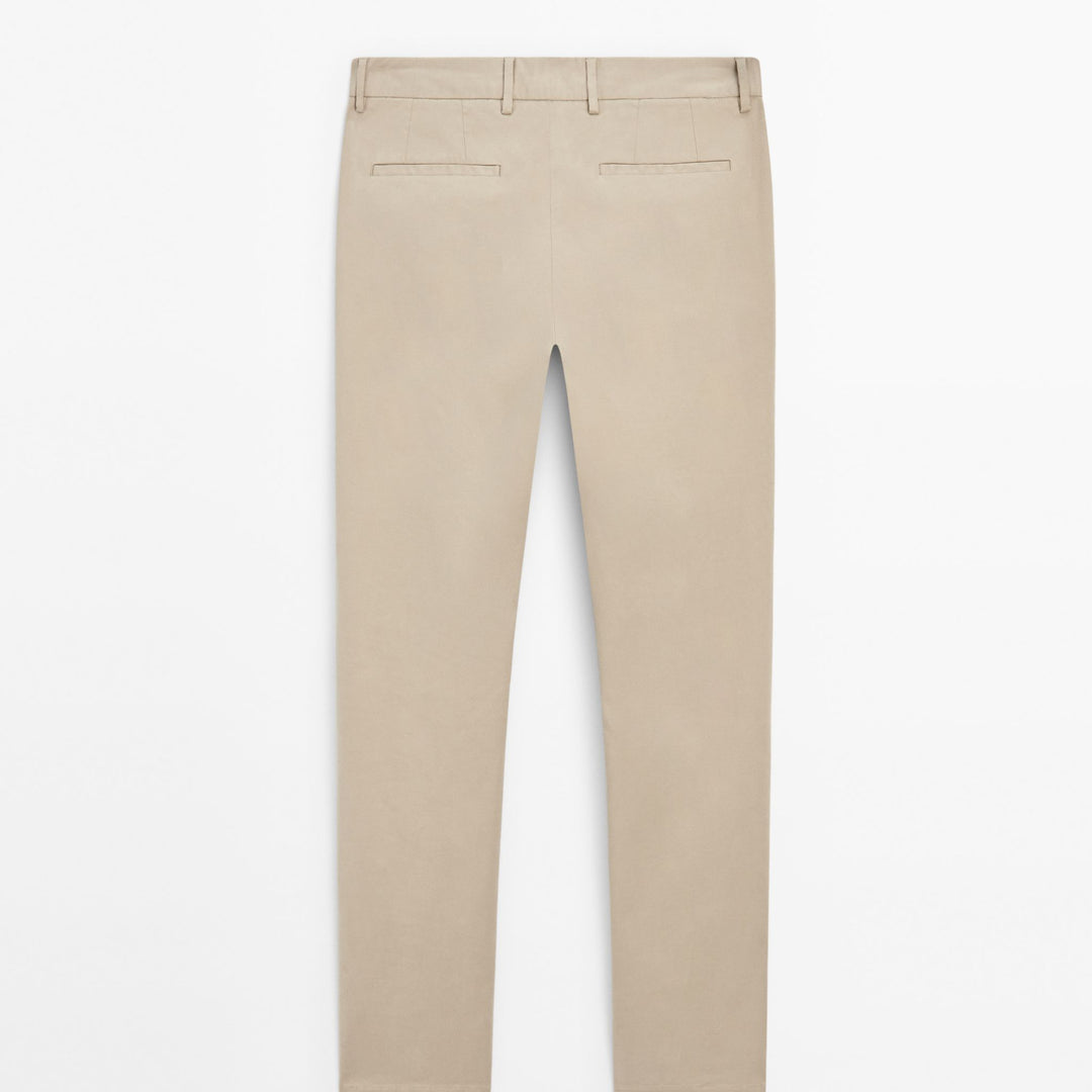 Moudda Massimo Dutti - Pantalon sergé cassé coupe slim - Tunisie 5